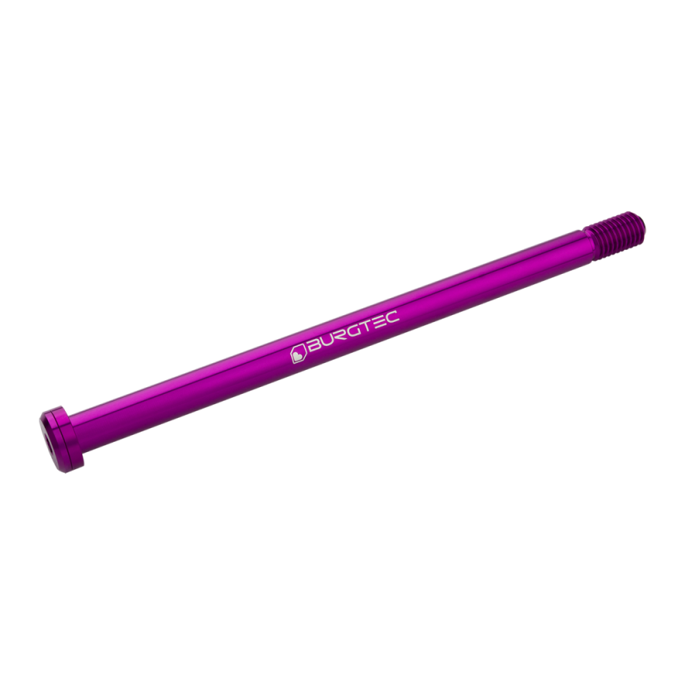 Burgtec Trek 198.5mm Rear Axle - Purple Rain