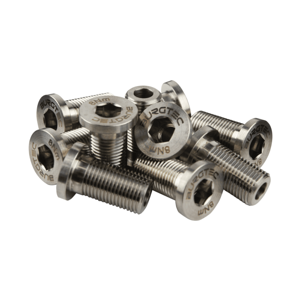 Burgtec Evil Flip Chip + Bone Link Titanium Bolt Kit - Set of 10