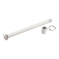 Burgtec Transition 175mm Rear Axle - Rhodium Silver