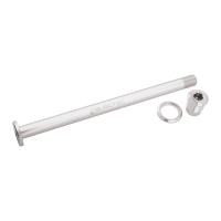 Burgtec Evil 183.5mm Rear Axle - Rhodium Silver