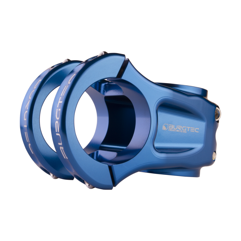 Burgtec Enduro MK3 Stem - 35 Clamp - 35mm Reach - Deep Blue