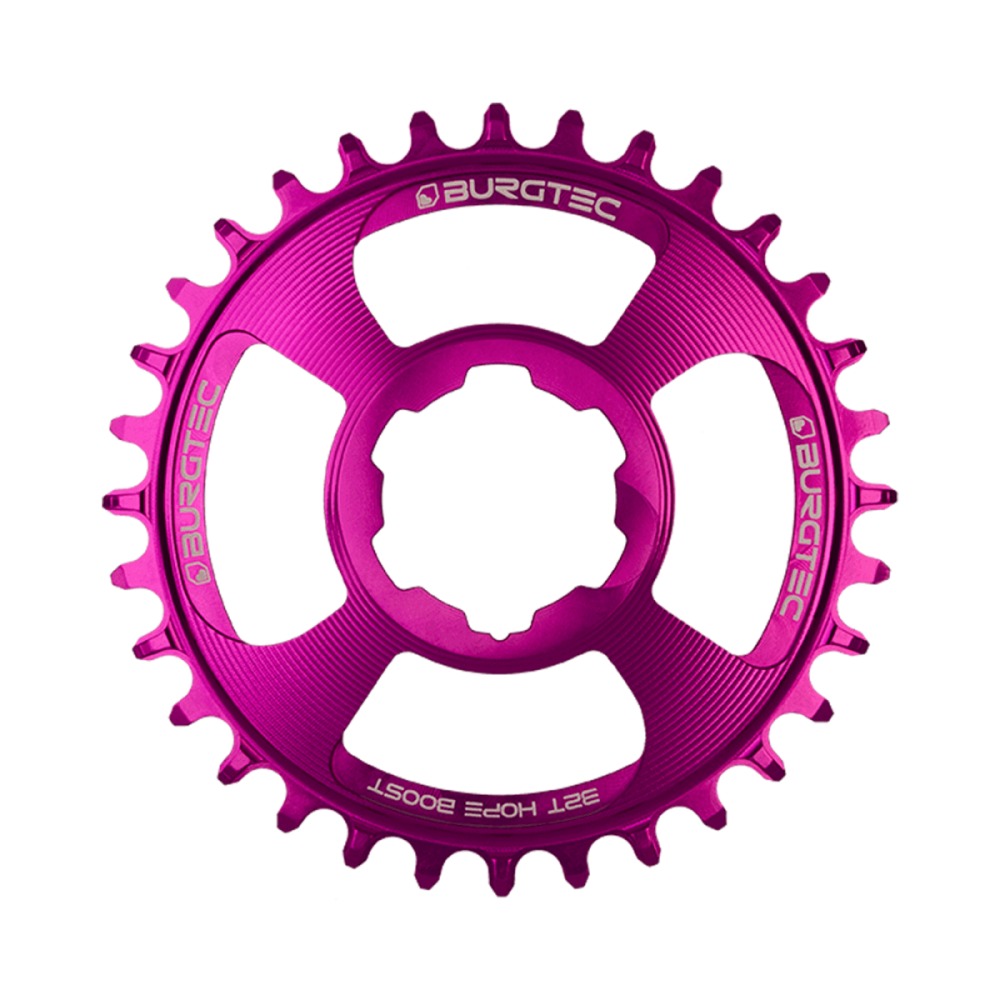 Burgtec Thick Thin Chainring for Hope Boost Direct Mount - 32T - Purple Rain