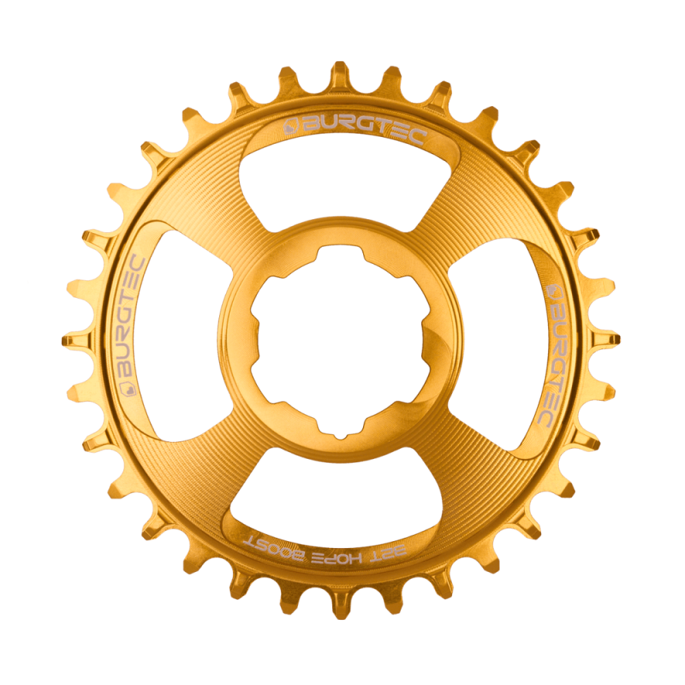 Burgtec Thick Thin Chainring for Hope Boost Direct Mount - 30T - Bullion Gold, Burgtec Bullion Gold