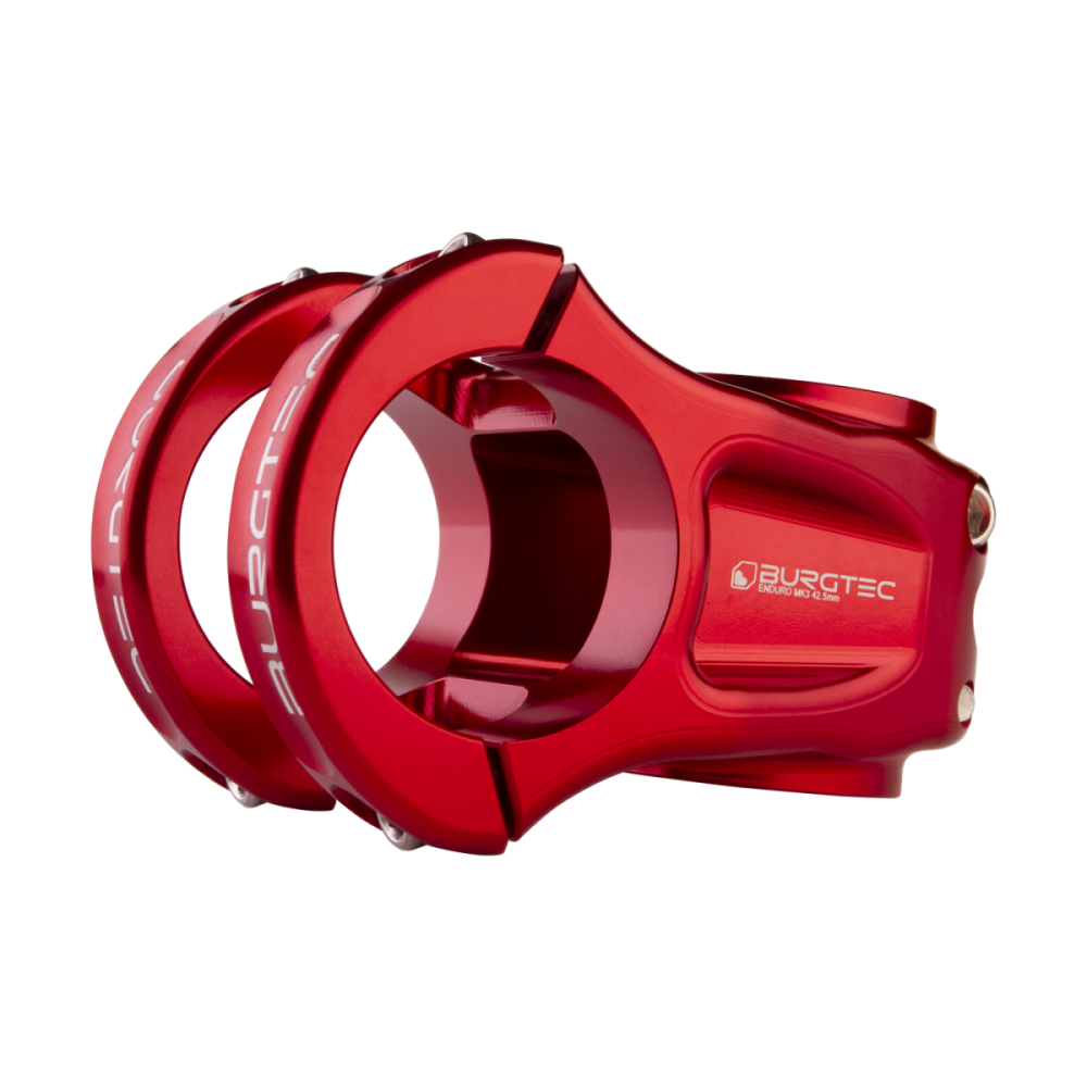 Burgtec Enduro MK3 Stem - 35 Clamp - 42.5mm Reach - Race Red