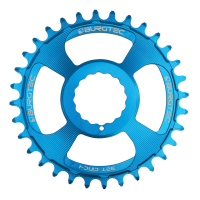 Burgtec 3mm Offset Thick Thin Chainring for Race Face Cinch - 28T - Deep Blue