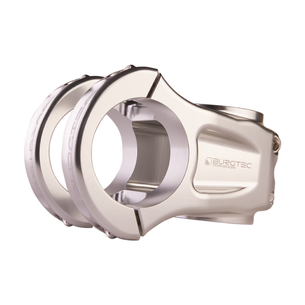 Burgtec Enduro MK3 Stem - 35 Clamp - 42.5mm Reach - Rhodium Silver