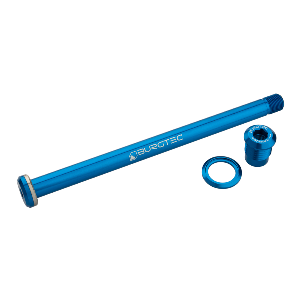Burgtec Yeti 174mm Rear Axle - Deep Blue