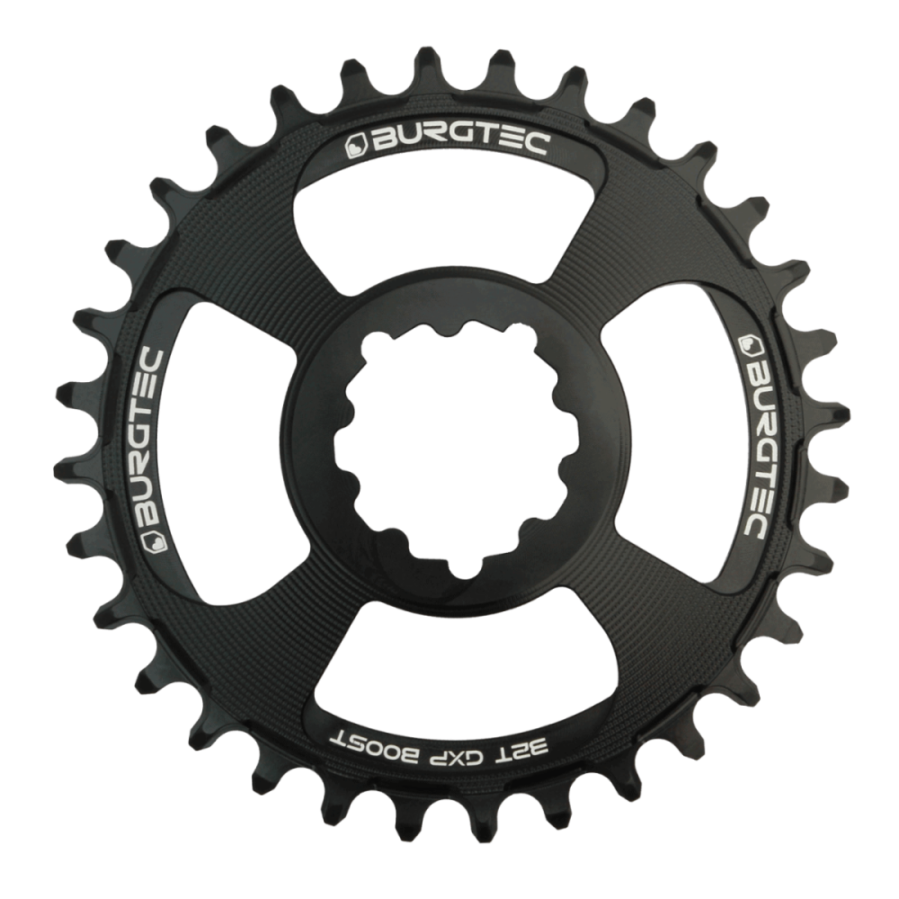 Burgtec 3mm Offset Thick Thin Chainring for SRAM 3-Bolt - 30T