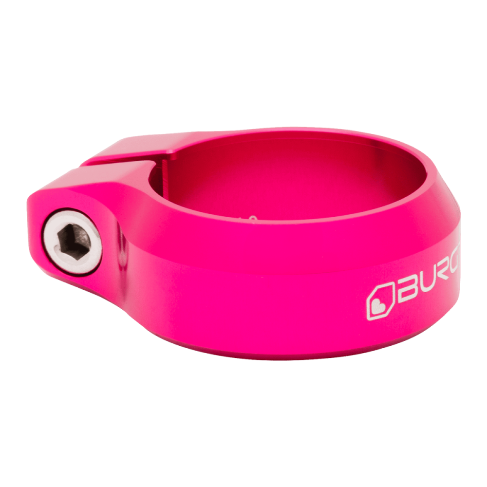 Burgtec Seat Clamp - 38.6mm Diameter - Toxic Barbie Pink