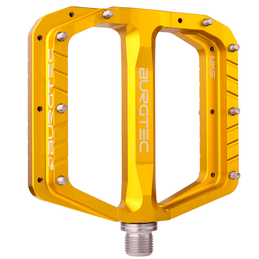 Burgtec Penthouse Flat MK5 Pedals - Bullion Gold