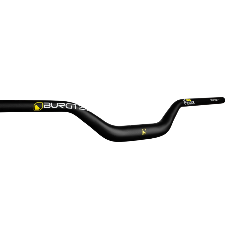 Burgtec Ride High Josh Bryceland Signature Alloy Handlebar - 35mm Clamp - 65mm Rise, Black