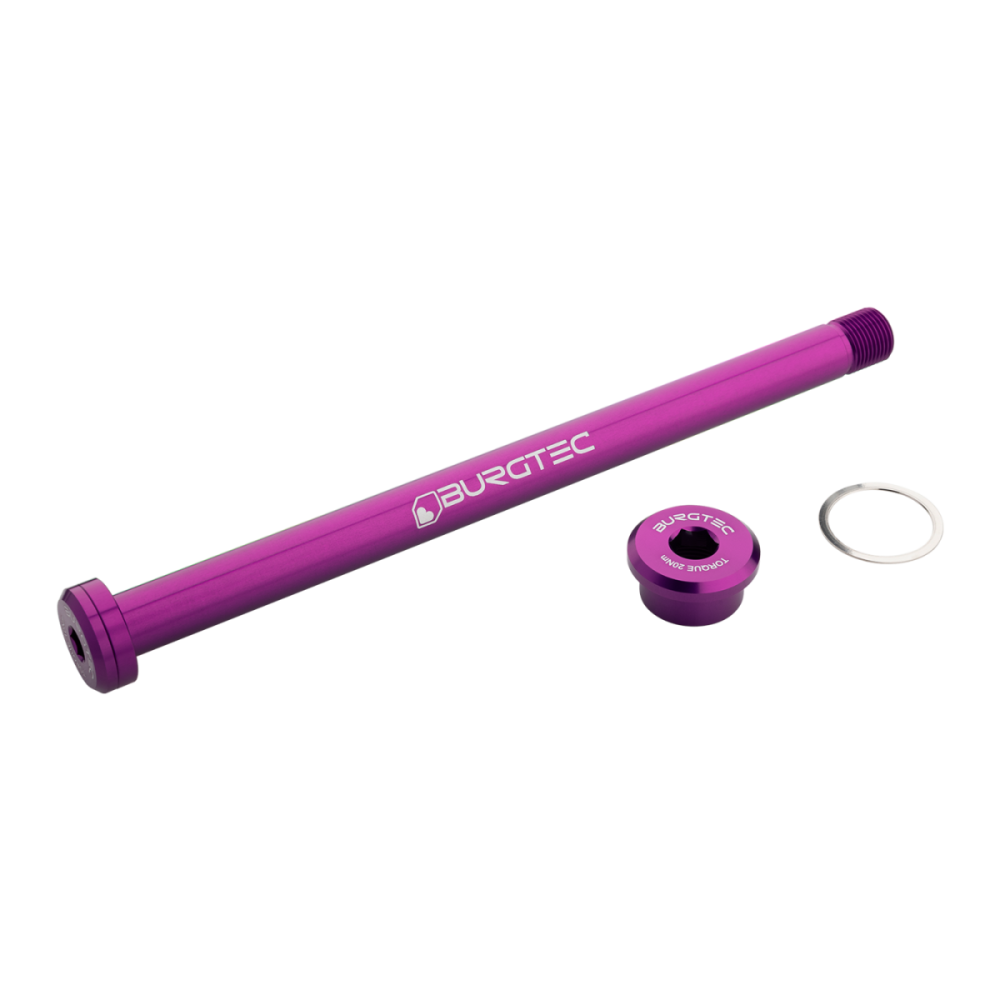 Burgtec Rocky Mountain 173mm Rear Axle - Purple Rain