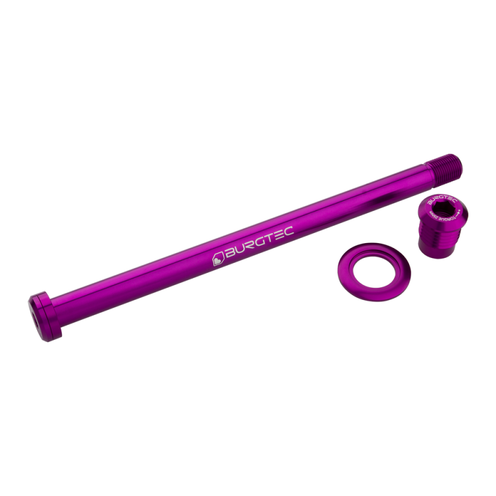 Burgtec Trek 184.5mm Rear Axle Toxic Barbie Pink