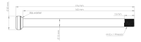 Burgtec Specialized 175.5mm Rear Axle - Kash Bronze