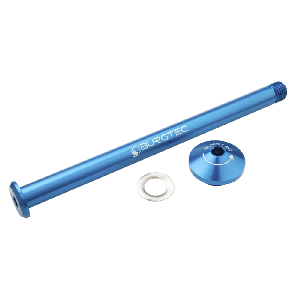 Burgtec Yeti 171mm Rear Axle - Iron Bro Orange
