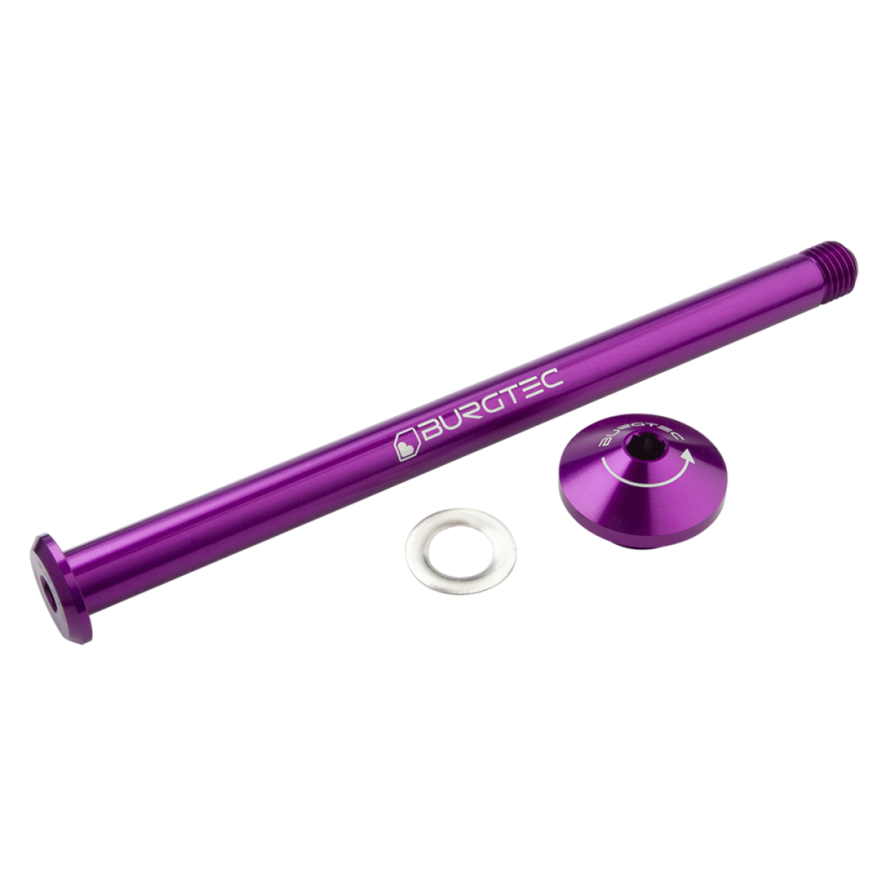 Burgtec Yeti 171mm Rear Axle - Iron Bro Orange