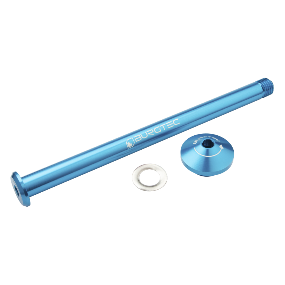 Burgtec Yeti 171mm Rear Axle - Iron Bro Orange