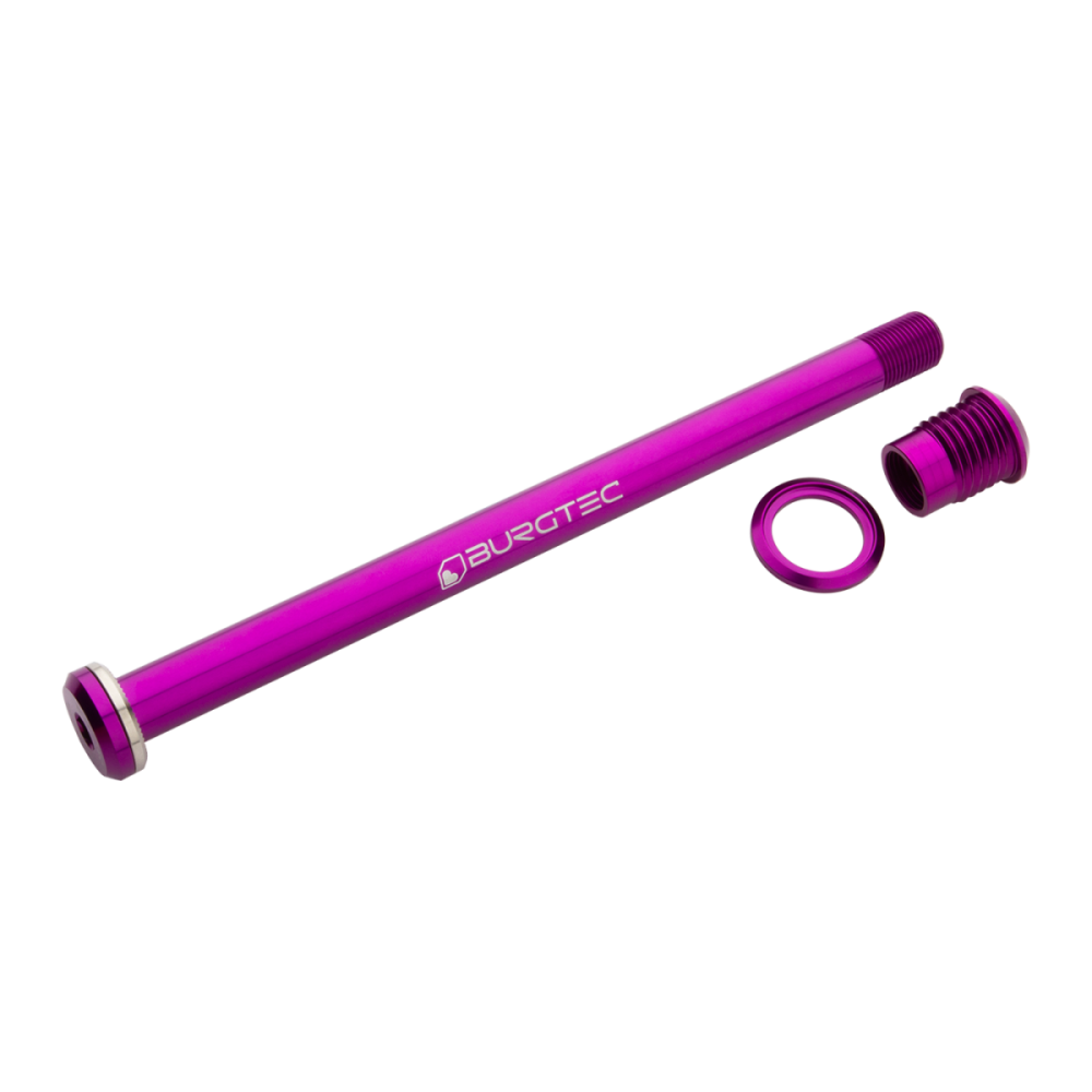 Burgtec Santa Cruz 173.7mm Rear Axle - Toxic Barbie Pink