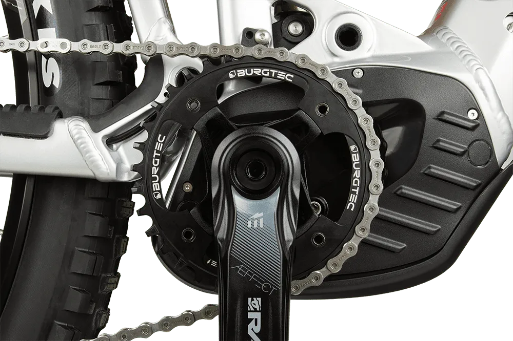 Burgtec 94mm BCD E-Bike Steel Thick Thin Chainring, Burgtec Black, 30T