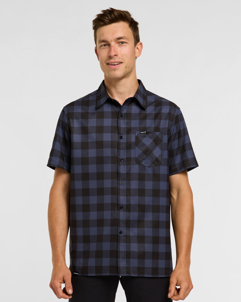 Dharco Mens Tech Party Shirt | Jet, L