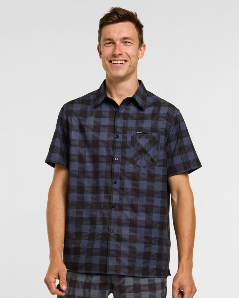 Dharco Mens Tech Party Shirt | Jet, L
