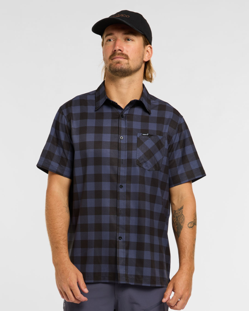 Dharco Mens Tech Party Shirt | Jet, L