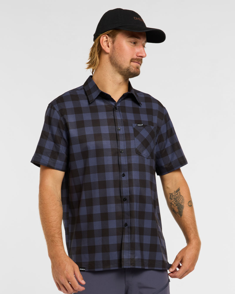 Dharco Mens Tech Party Shirt | Jet, L
