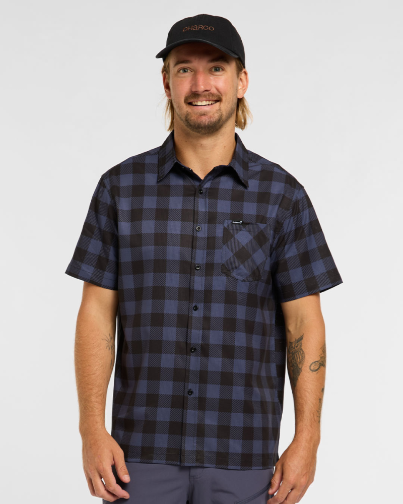 Dharco Mens Tech Party Shirt | Jet, L