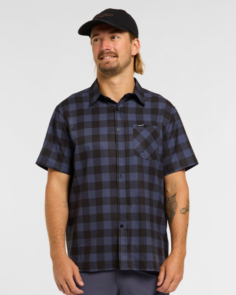 Dharco Mens Tech Party Shirt | Jet, L