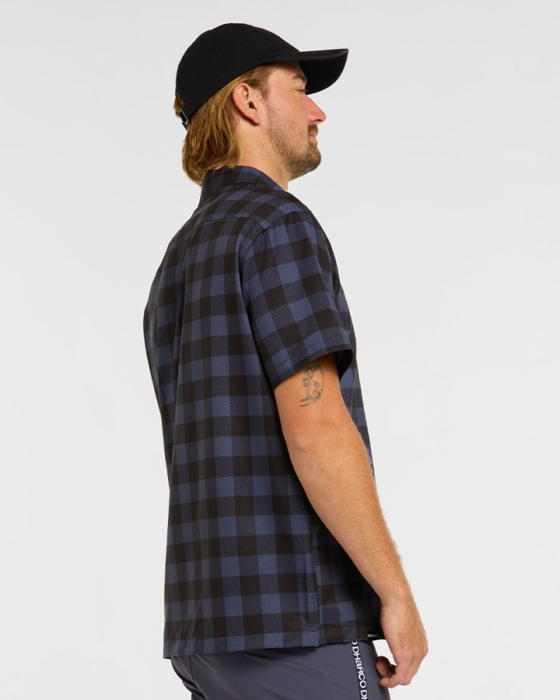 Dharco Mens Tech Party Shirt | Jet, L