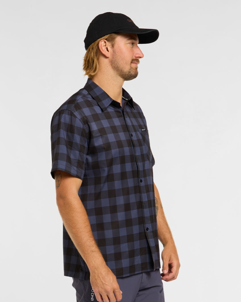 Dharco Mens Tech Party Shirt | Jet, L
