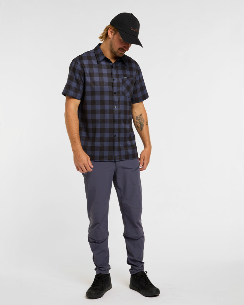 Dharco Mens Tech Party Shirt | Jet, L