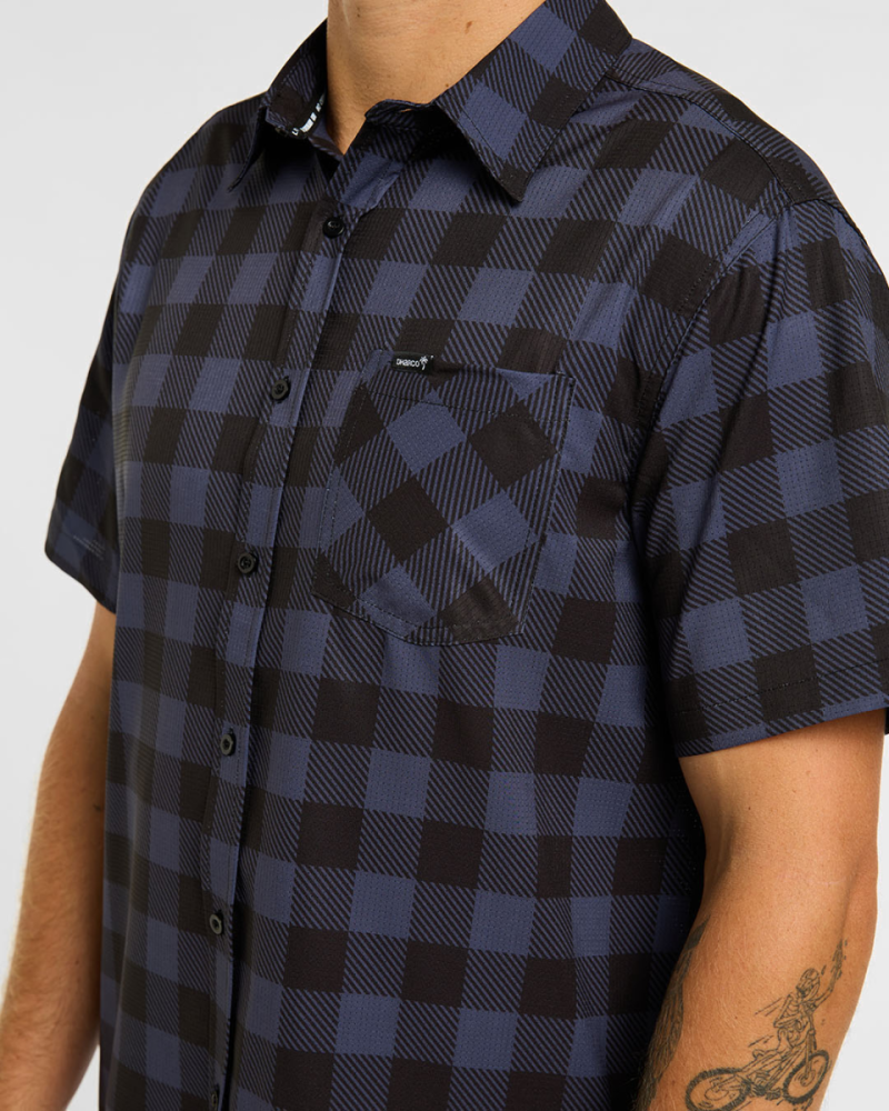 Dharco Mens Tech Party Shirt | Jet, L