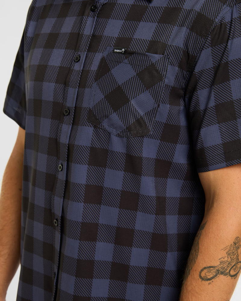 Dharco Mens Tech Party Shirt | Jet, L
