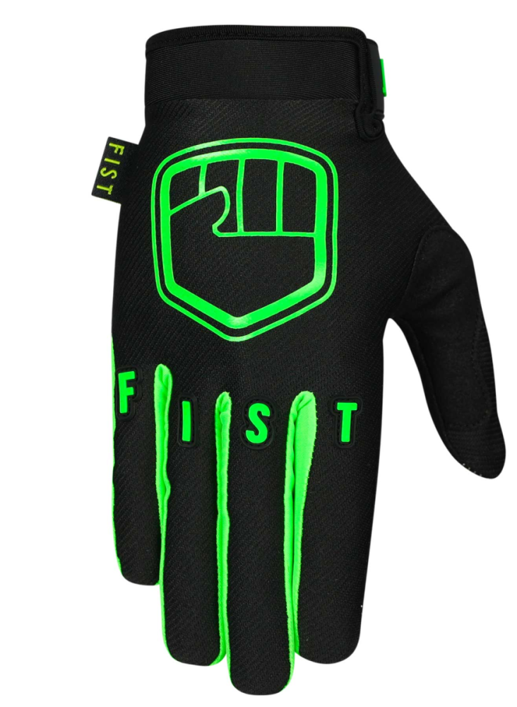 Fist Handwear FIST Strapped Glove Fluro Green, XXS