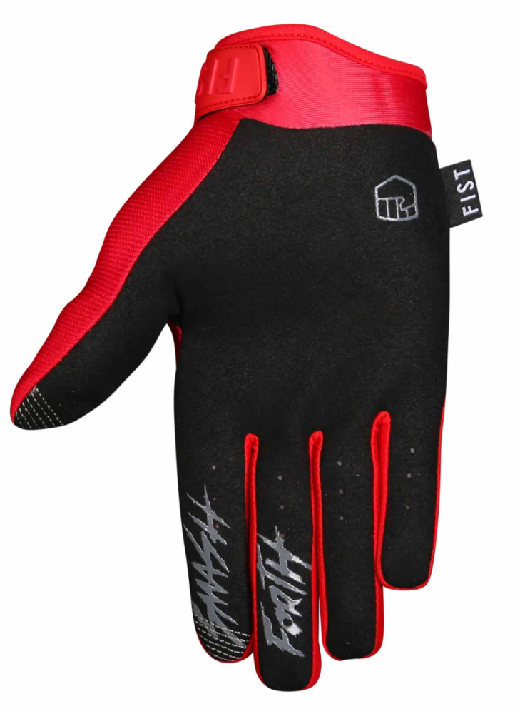 Fist Handwear FIST Strapped Glove Red Stocker, XXS