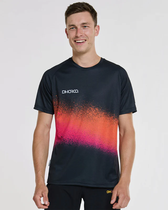 Dharco Mens Short Sleeve Jersey | Black Snake, S