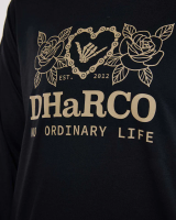 Dharco Womens Long Sleeve Tech Tee | Black, L