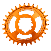 Burgtec Oval 3mm Offset Thick Thin Chainring for SRAM 3-Bolt - 30T - Toxic Barbie Pink