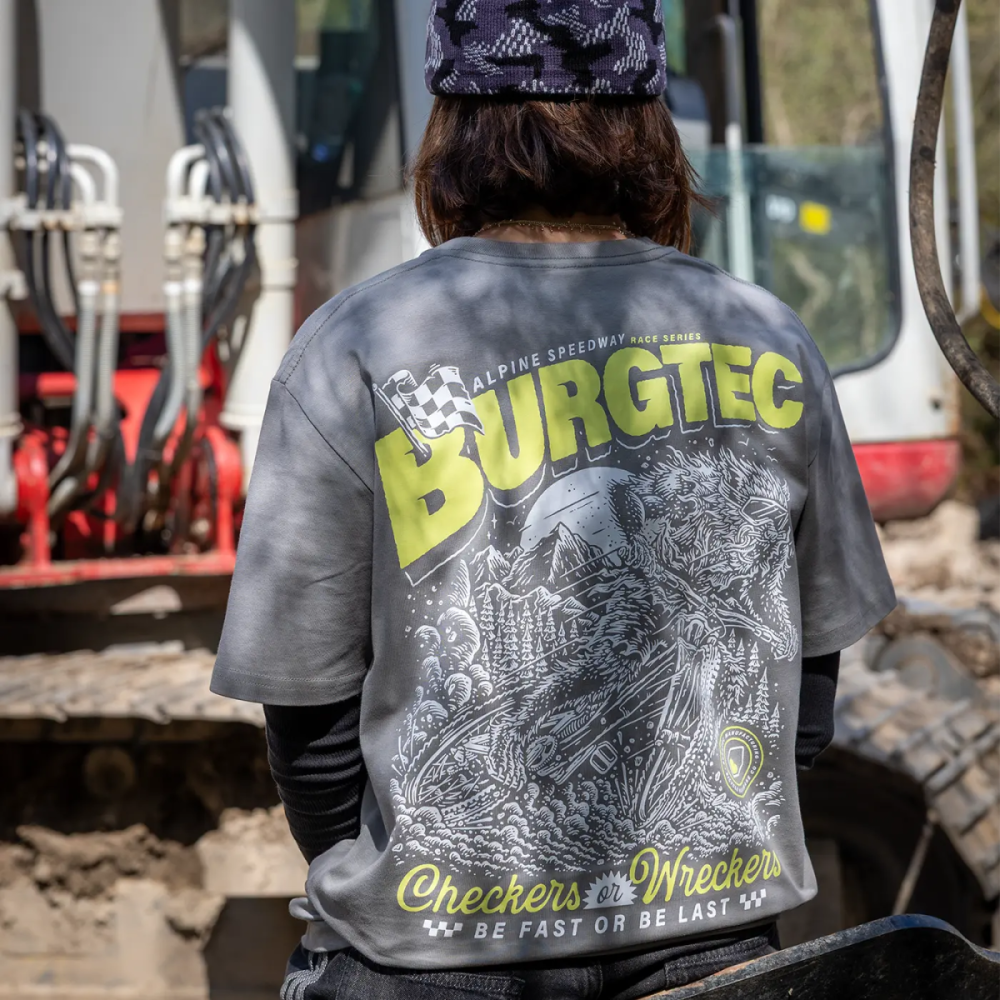 Burgtec Alpine Speedway T­-shirt - Granite S