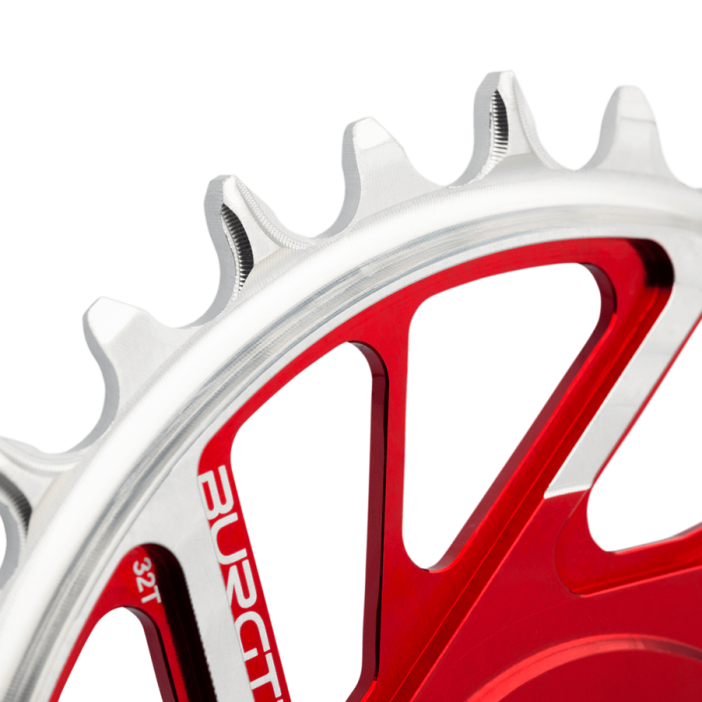Burgtec 3mm Offset Thick Thin Chainring for SRAM 8-Bolt - 28T - Black, Burgtec Black