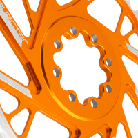 Burgtec 3mm Offset Thick Thin Chainring for SRAM 8-Bolt - 28T - Black, Burgtec Black