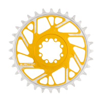 Burgtec 3mm Offset Thick Thin Chainring for SRAM 8-Bolt - 30T - Bullion, Burgtec Bullion Gold